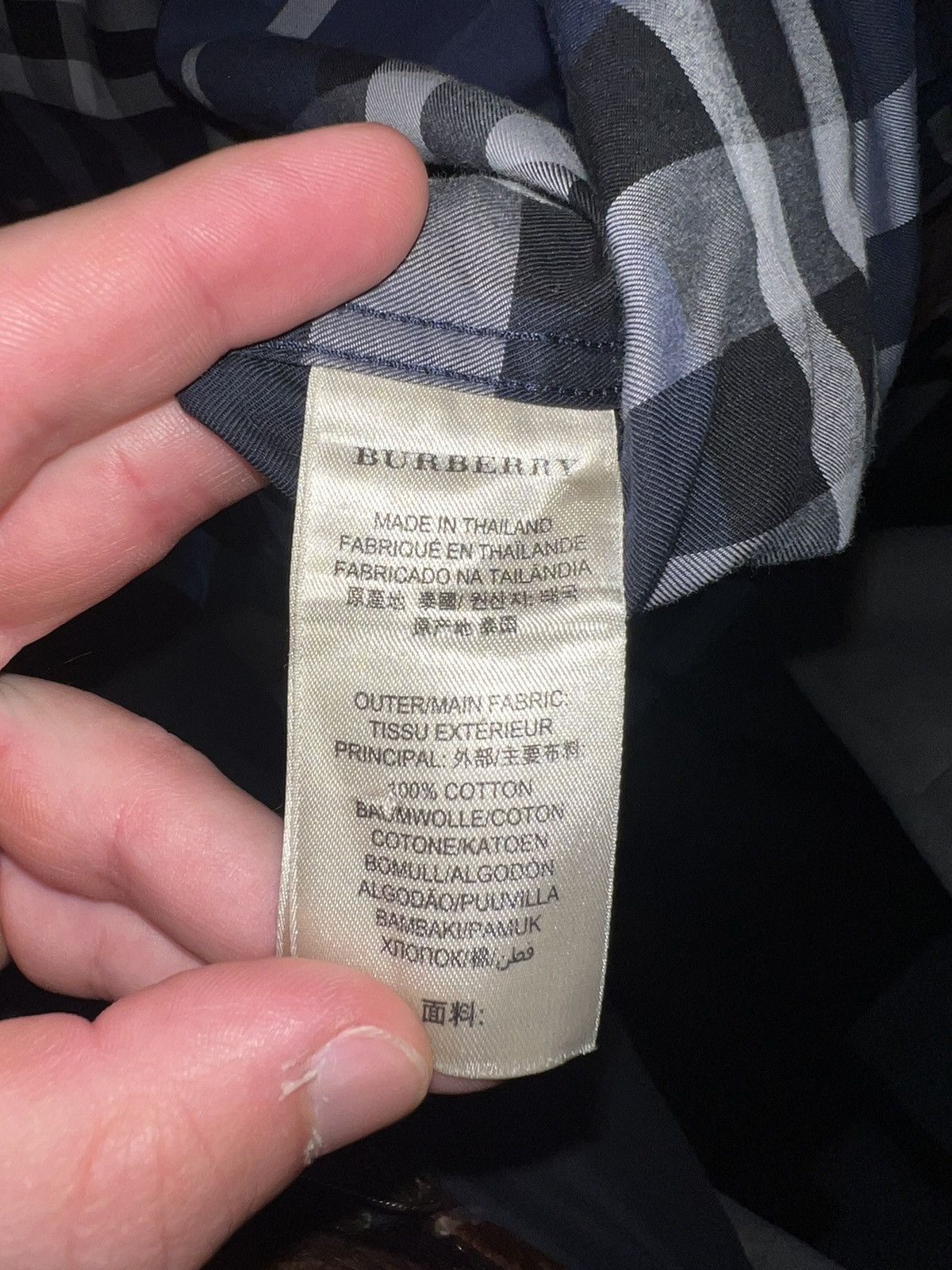 Burberry Burberry Blue Button Up Size US S / EU 44-46 / 1 - 4 Thumbnail