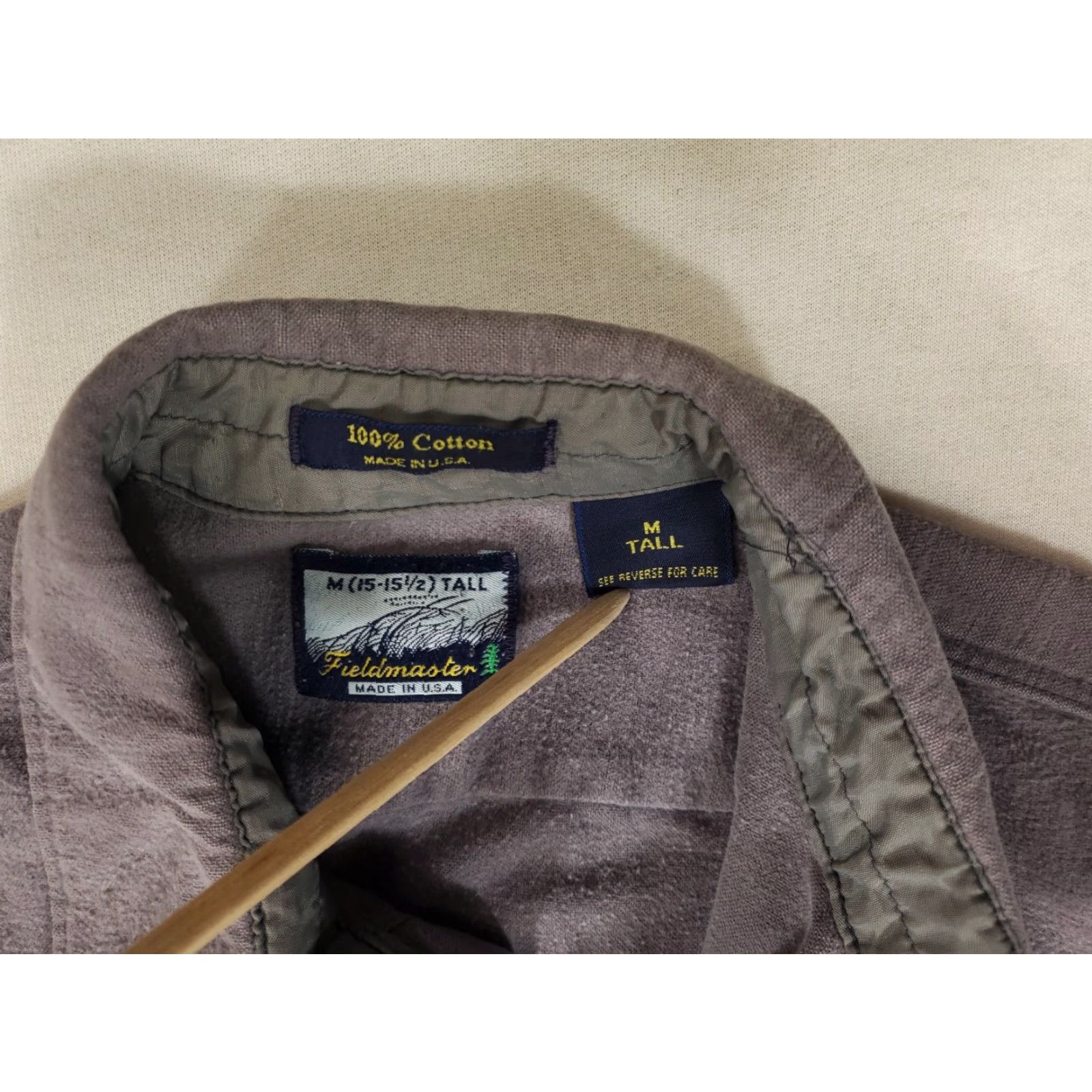 Sears **VINTAGE Sears Mens Flannel Long Sleeve Gray Button-Up M Tall 15-15.5** User: Vintage Sears Mens Flannel Long Sleeve Gray Button-Up M Tall 15-15.5 Size US L / EU 52-54 / 3 - 2 Thumbnail