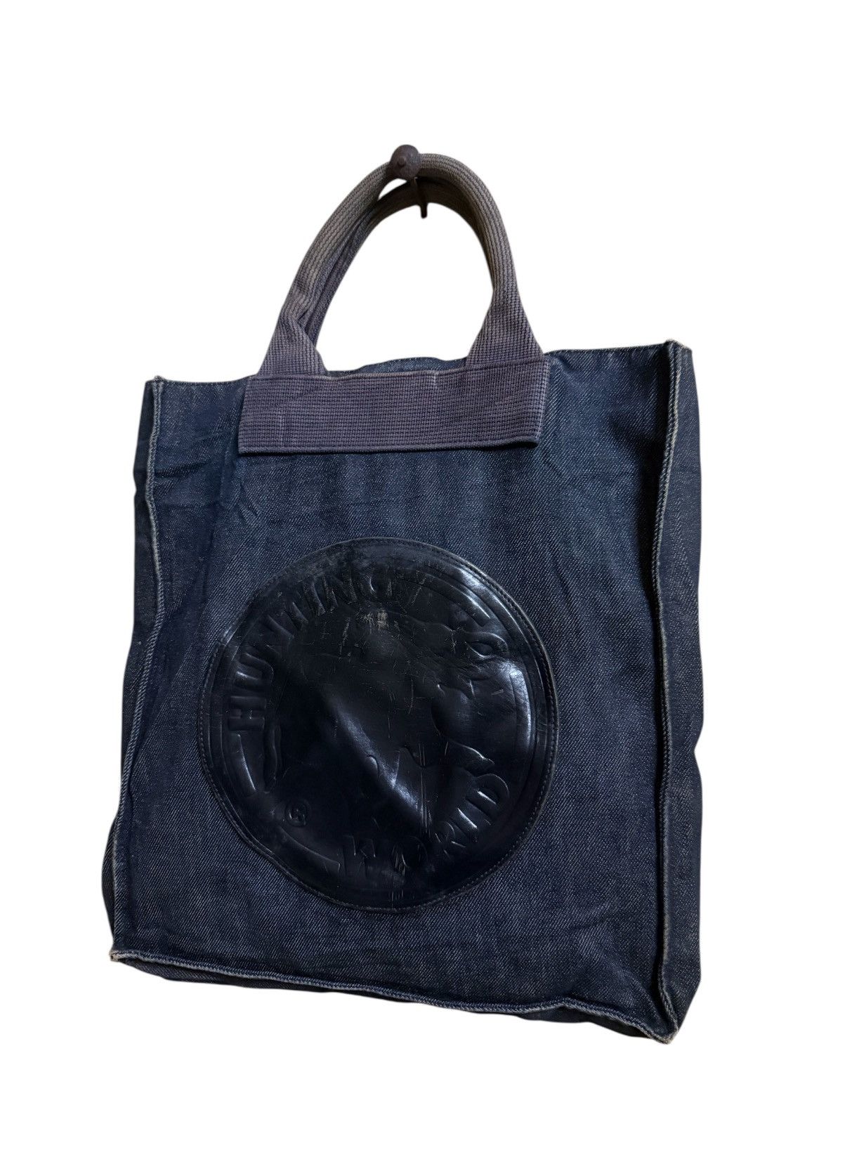 Designer Vintage Y2k Hunting World Logo Denim Tote Bag Size ONE SIZE - 3 Thumbnail