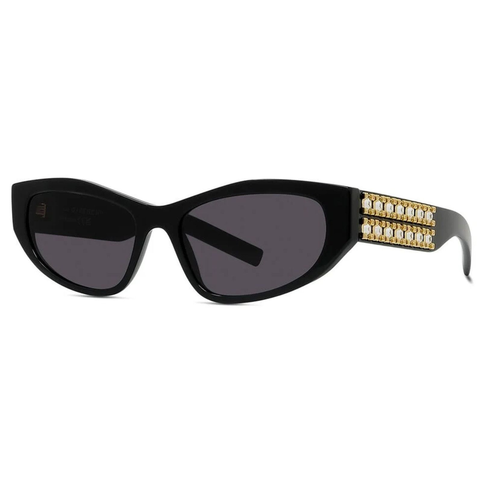 Givenchy NEW Givenchy Sunglasses GV40078I 01A Shiny Black/Gold Women Size ONE SIZE - 2 Thumbnail