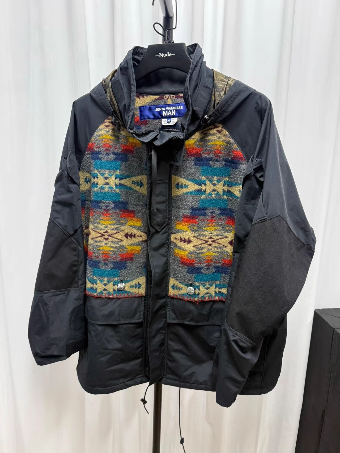Junya Watanabe Junya Watanabe Silver Button Ethnic Windbreaker K20 Size US M / EU 48-50 / 2 - 1 Thumbnail