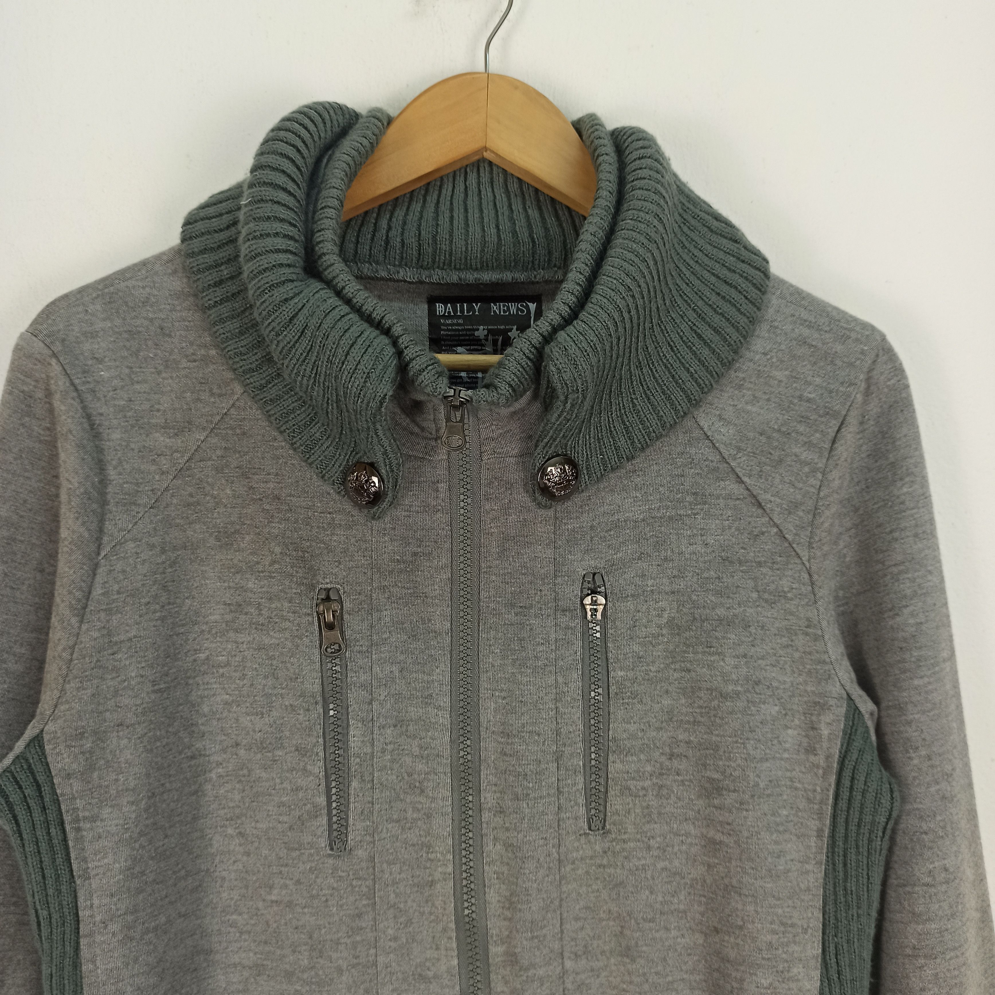 Beauty Beast Rare Poem Daily News Japanese Bono Sweater ifsixwasnine Size US M / EU 48-50 / 2 - 2 Thumbnail