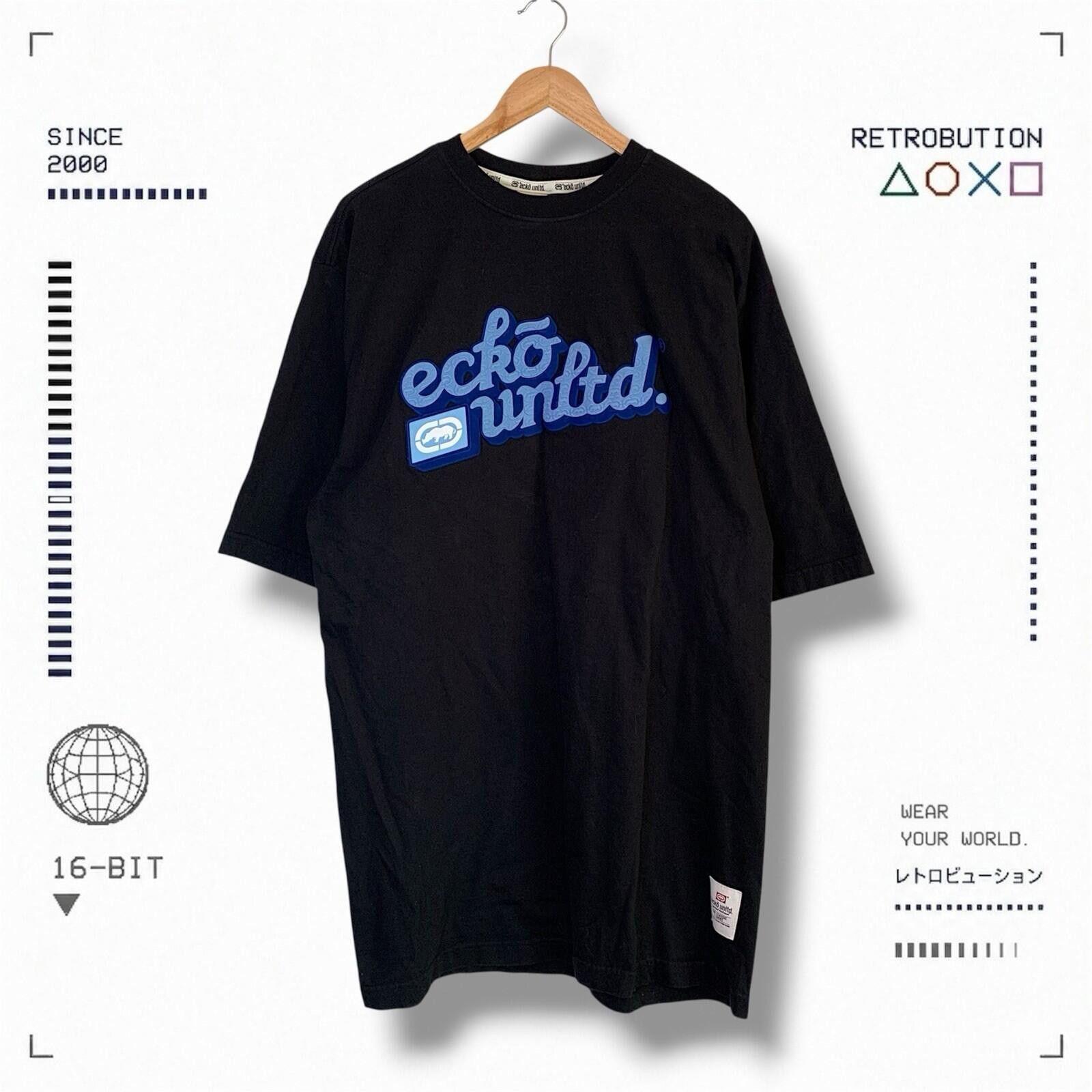 Ecko Unltd. Vintage Y2K Ecko Unltd. Graphic Shirt Black Size XL Size US XL / EU 56 / 4 - 1 Thumbnail