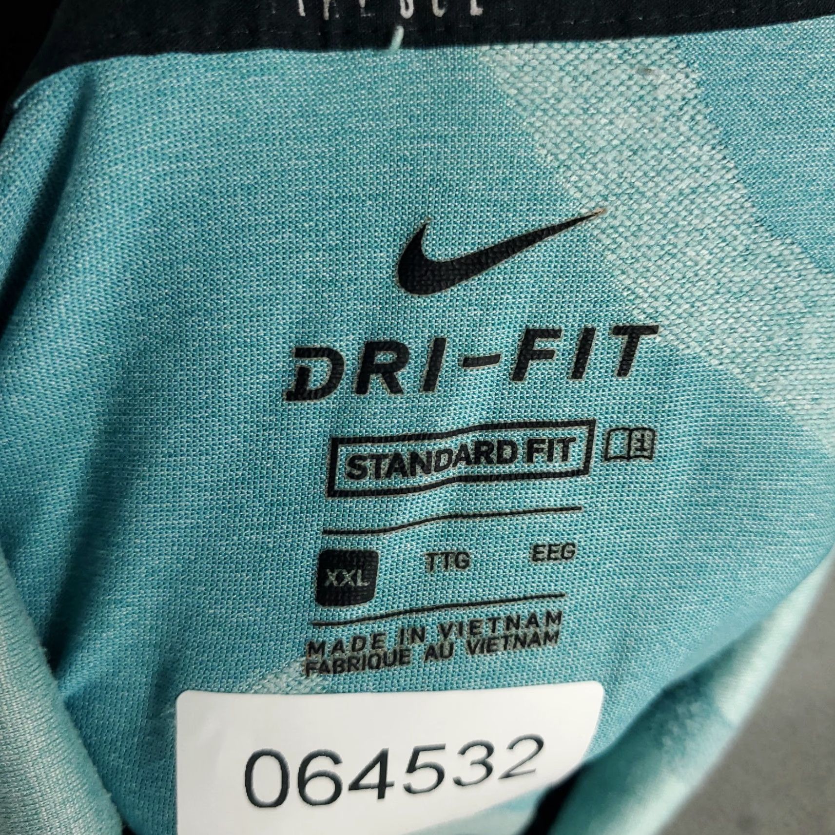 Nike Nike Polo Shirt Mens 2XL Turquoise Swoosh Golf Casual Short Sleeve Polo Men's 2XL Nike Golf Turquoise Short Sleeve Polo Shirt Mens Size US XXL / EU 58 / 5 - 7 Thumbnail