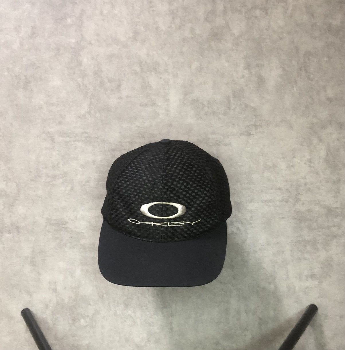 Oakley × Vintage Vintage 90s Oakley O Matter Cap Black Size ONE SIZE - 2 Thumbnail