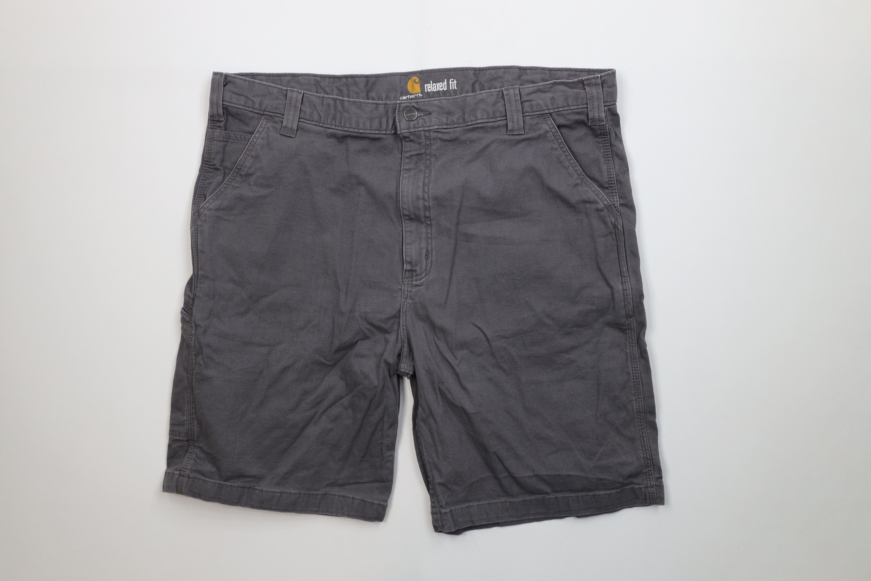 Carhartt Vintage Y2K Carhartt Relaxed Fit Stretch Canvas Shorts Gray Size US 42 / EU 58 - 1 Thumbnail