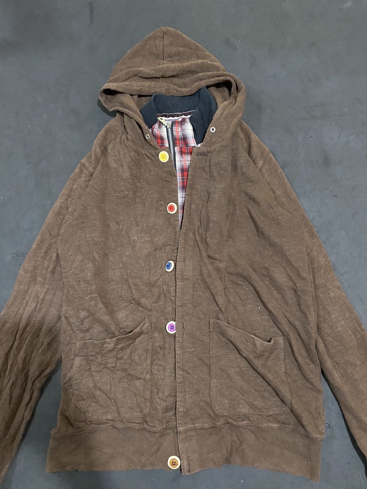 Japanese Brand Japanese double layer hoodie ifsixwasnine lgb styled Size US M / EU 48-50 / 2 - 4 Thumbnail