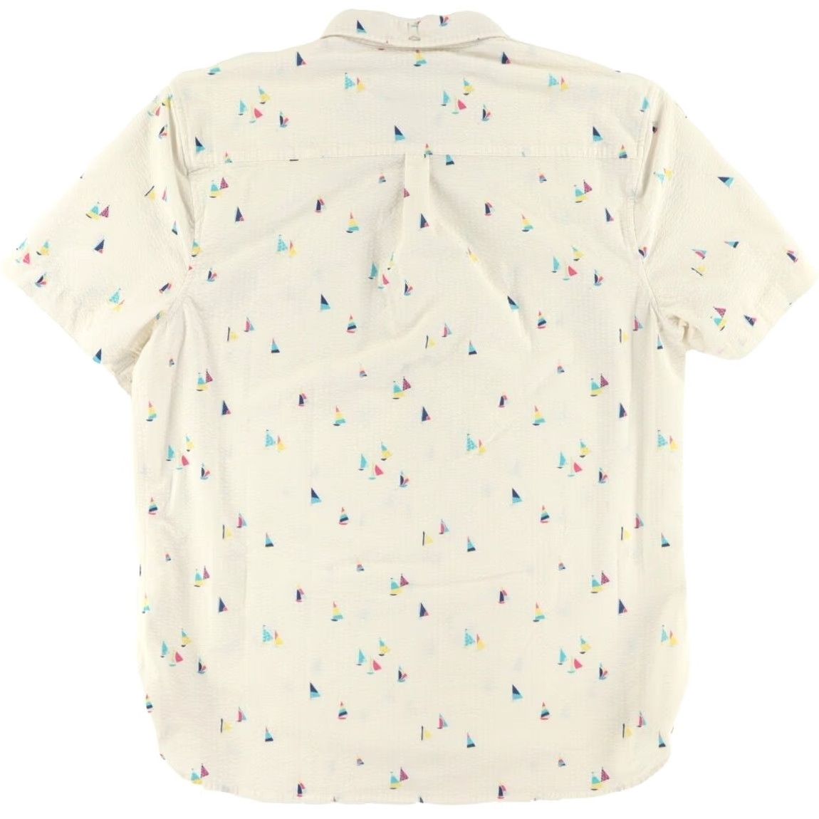 Chubbies Chubbies Polo Shirt Seersucker Sailboat Bone XL Men Size US XL / EU 56 / 4 - 4 Thumbnail
