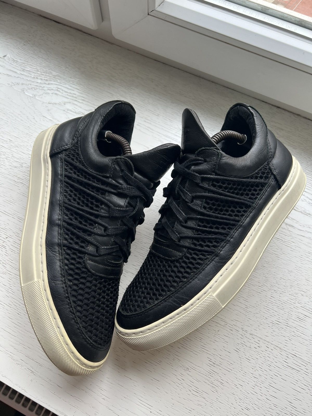 Filling Pieces ‼️Luxury Filling Pieces Leather Casual Designer Shoes‼️ Size US 7 / EU 40 - 9 Thumbnail