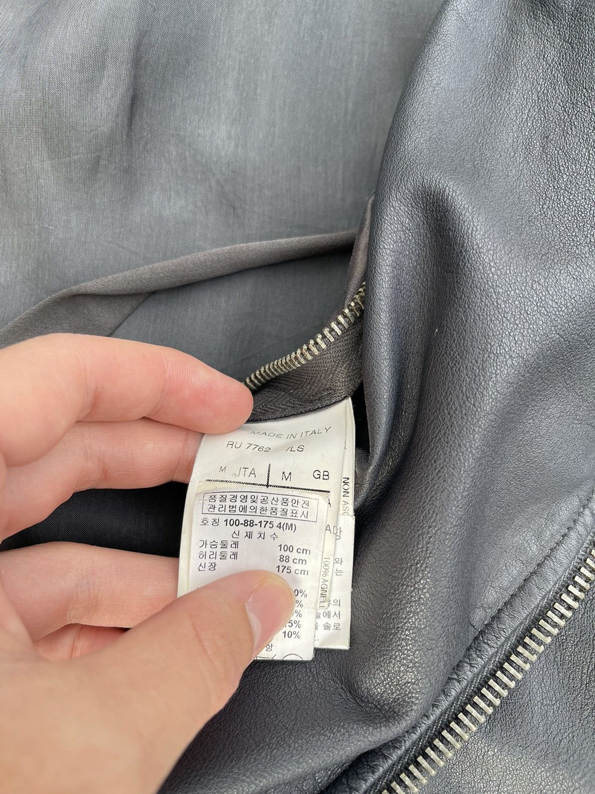 Rick Owens Backstrap mainline stooges leather jacket Korean exclusive Size US M / EU 48-50 / 2 - 7 Thumbnail