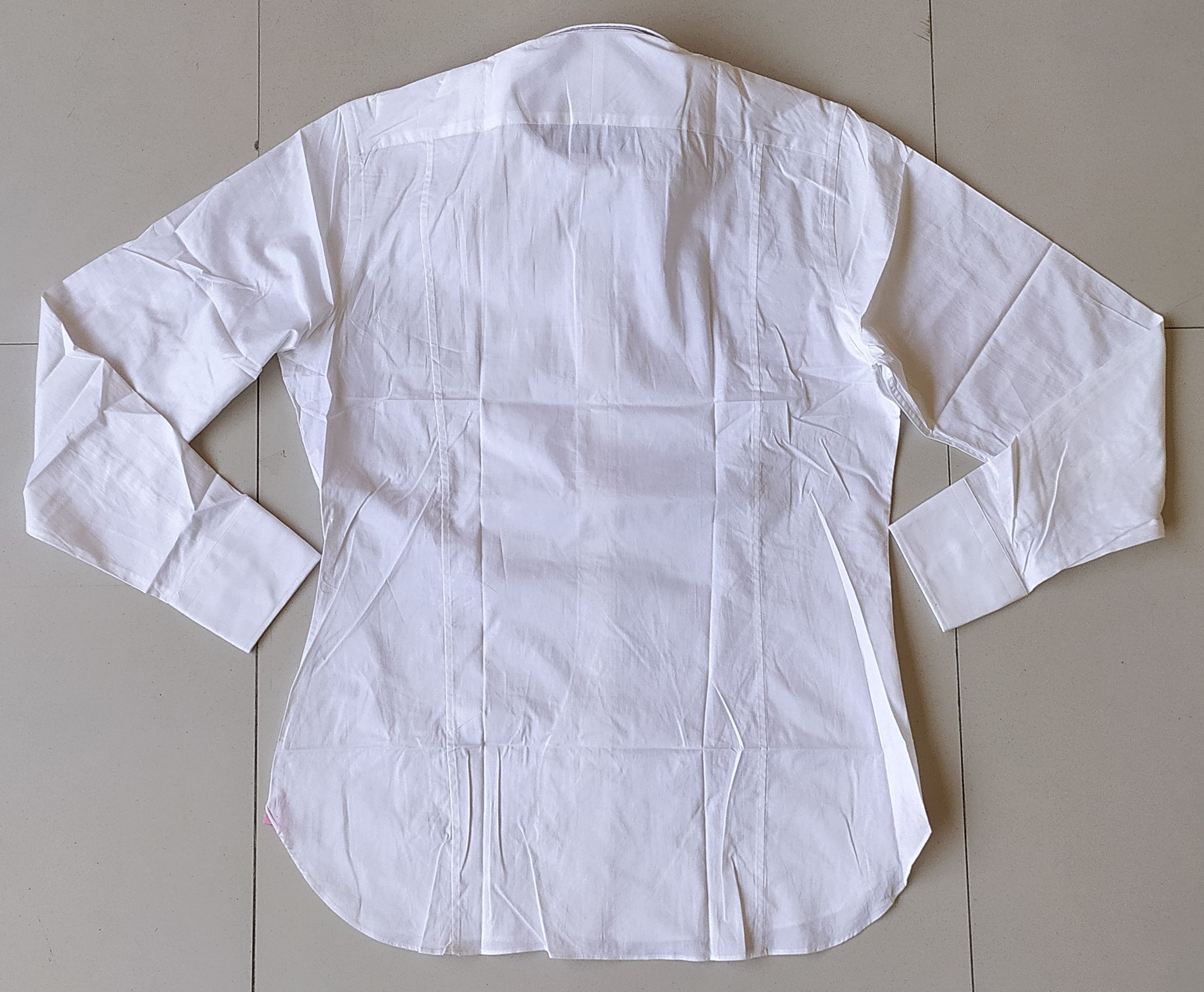 Thomas Pink Thomas Pink Formal Plain Poplin Shirt Free Shipping T/87 Size US L / EU 52-54 / 3 - 3 Thumbnail