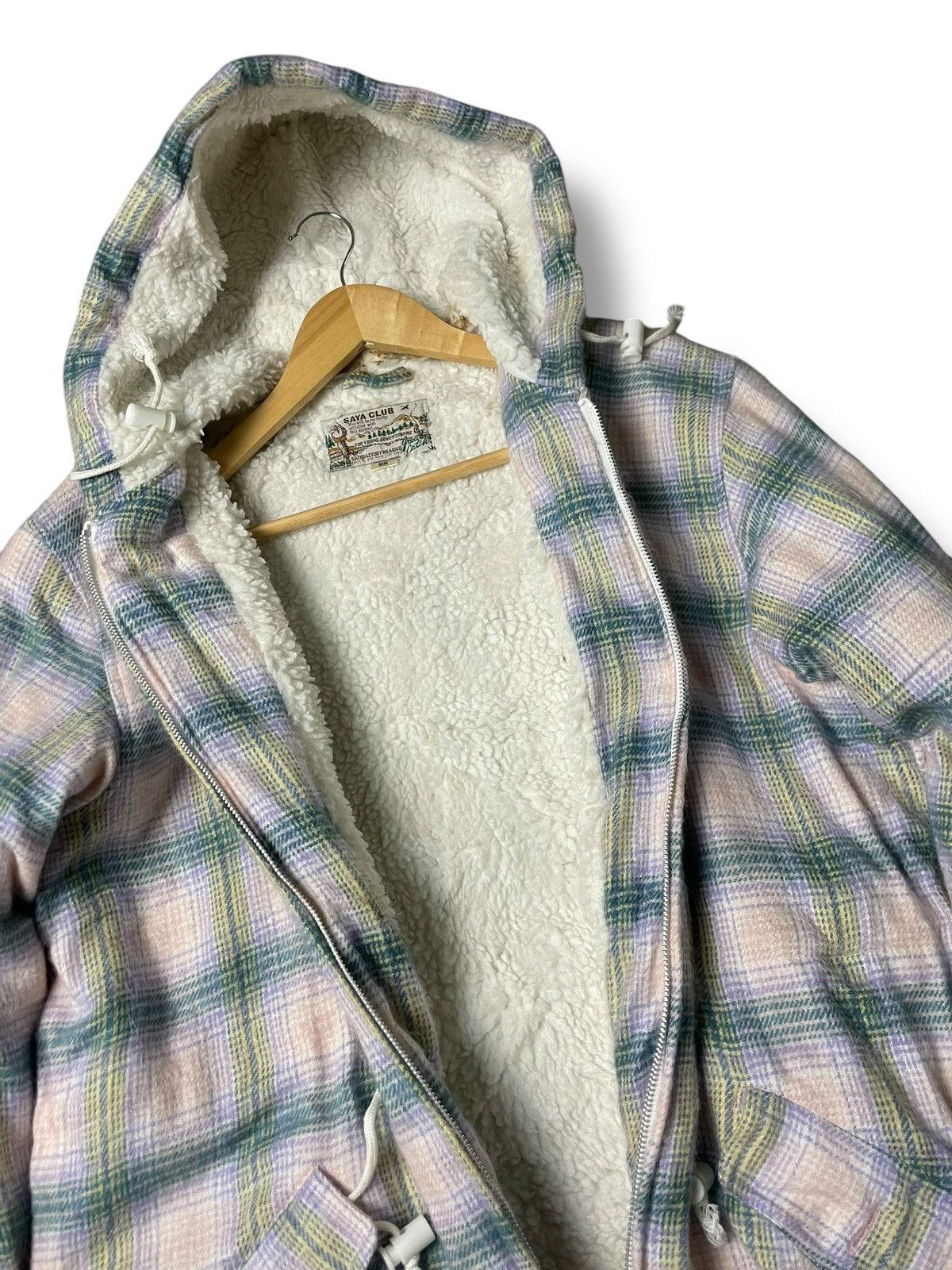 Japanese Brand × Vintage SAYA CLUB Brand Hooded Zipper Jacket (90) Size US S / EU 44-46 / 1 - 5 Thumbnail