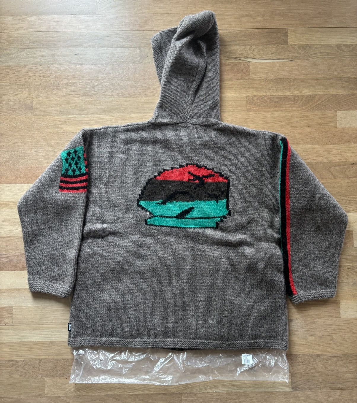 DENIM TEARS × Stussy Stussy x Denim Tears Sweater Zip-Up Size US XL / EU 56 / 4 - 4 Thumbnail