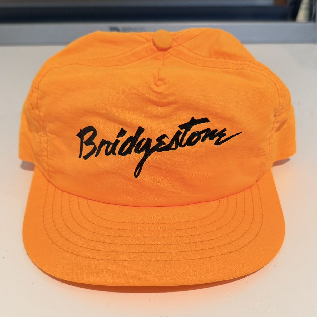 Vintage Vintage Bridgestone Tires Hat Snap Back Adjustable Neon Size ONE SIZE - 1 Thumbnail