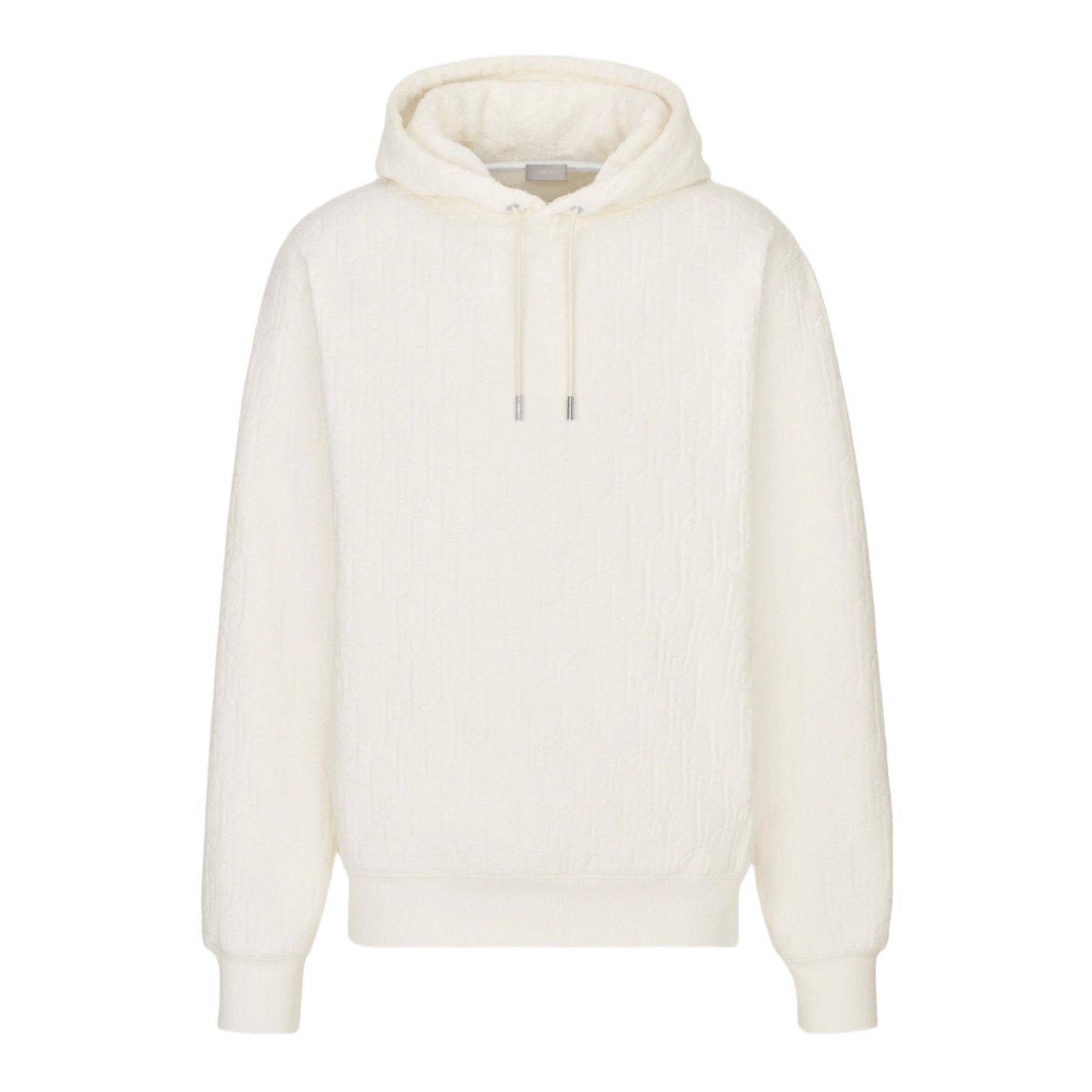 Dior Oblique Towel Hooded Sweatshirt White