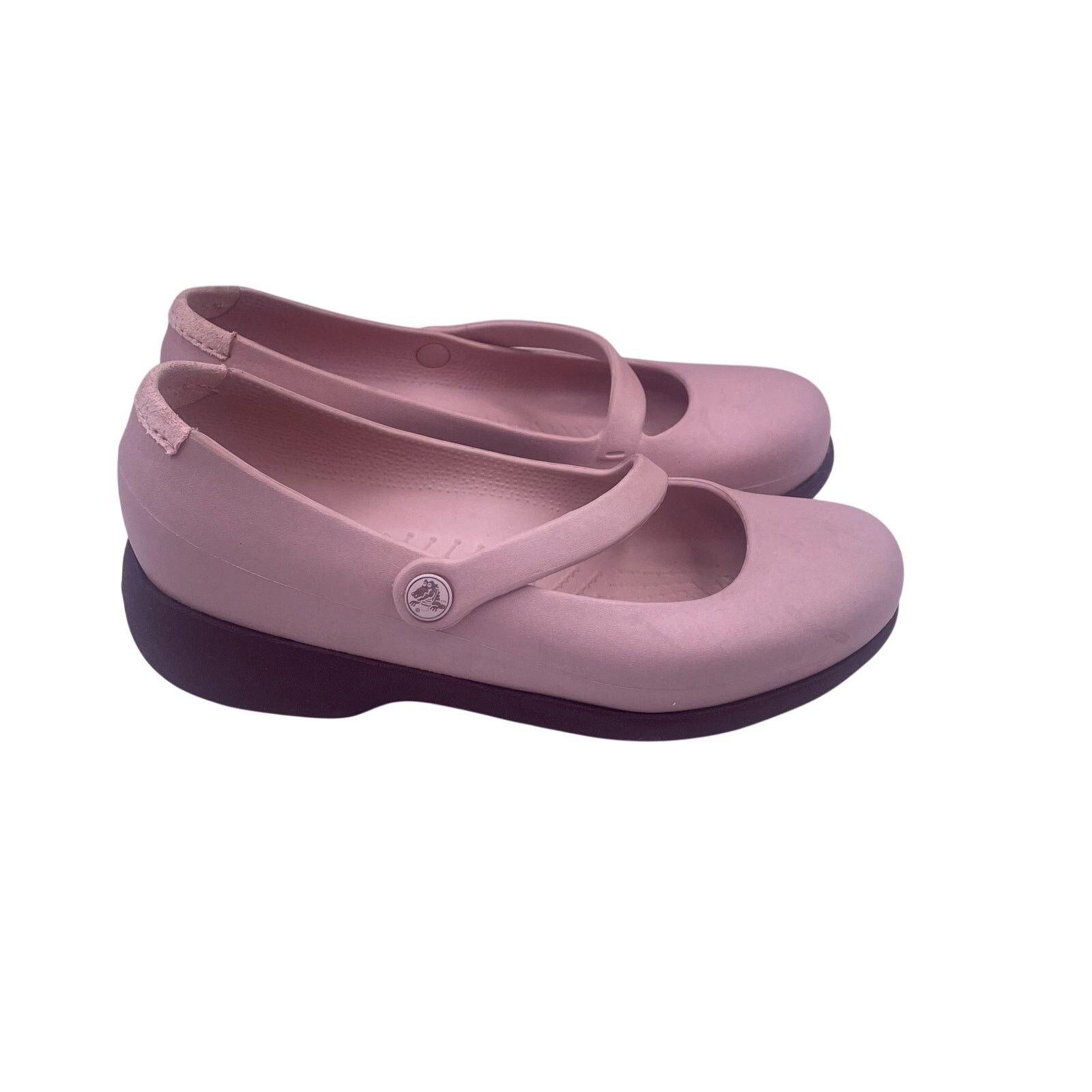 Crocs Crocs Croslite Rx Silver Fox Mary Jane Shoes Pink Womens 5 Size US 5 / IT 35 - 1 Thumbnail