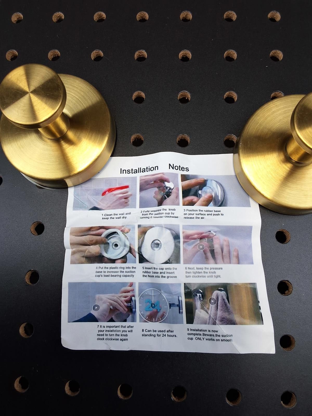 Genetic Manipulation Shinichiro Kuriya Gold Stainless Steel Suction Cup Hooks - Stick & Style! Size ONE SIZE - 3 Thumbnail
