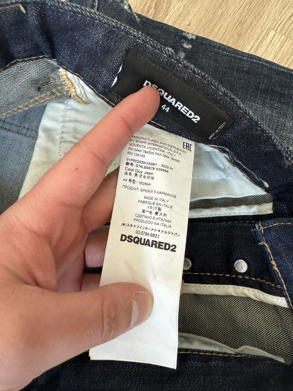 Other Dsquared2 Painted Distressed Denim Jeans Size US 30 / EU 46 - 9 Thumbnail