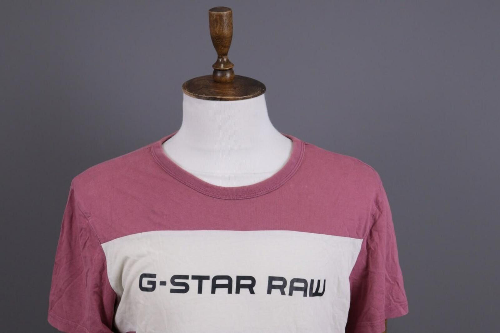 G-Star G-Star Purple Short Sleeve Big Logp T-Shirt Size L Size US L / EU 52-54 / 3 - 2 Thumbnail