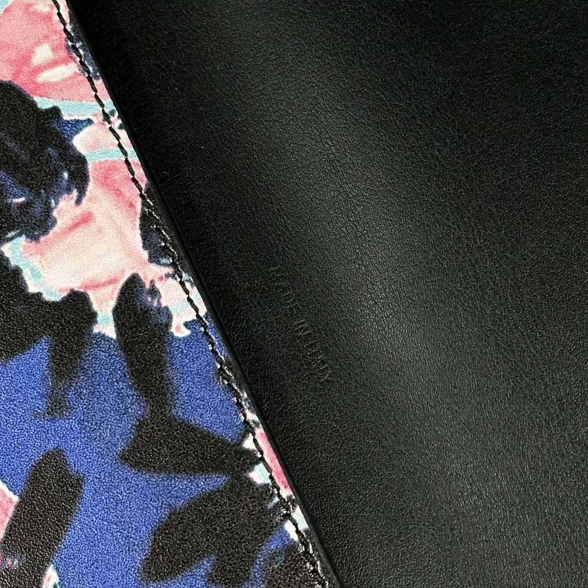 Marni MARNI Ecoleather Abstract Flower Blue Clutch Bag Size ONE SIZE - 11 Thumbnail
