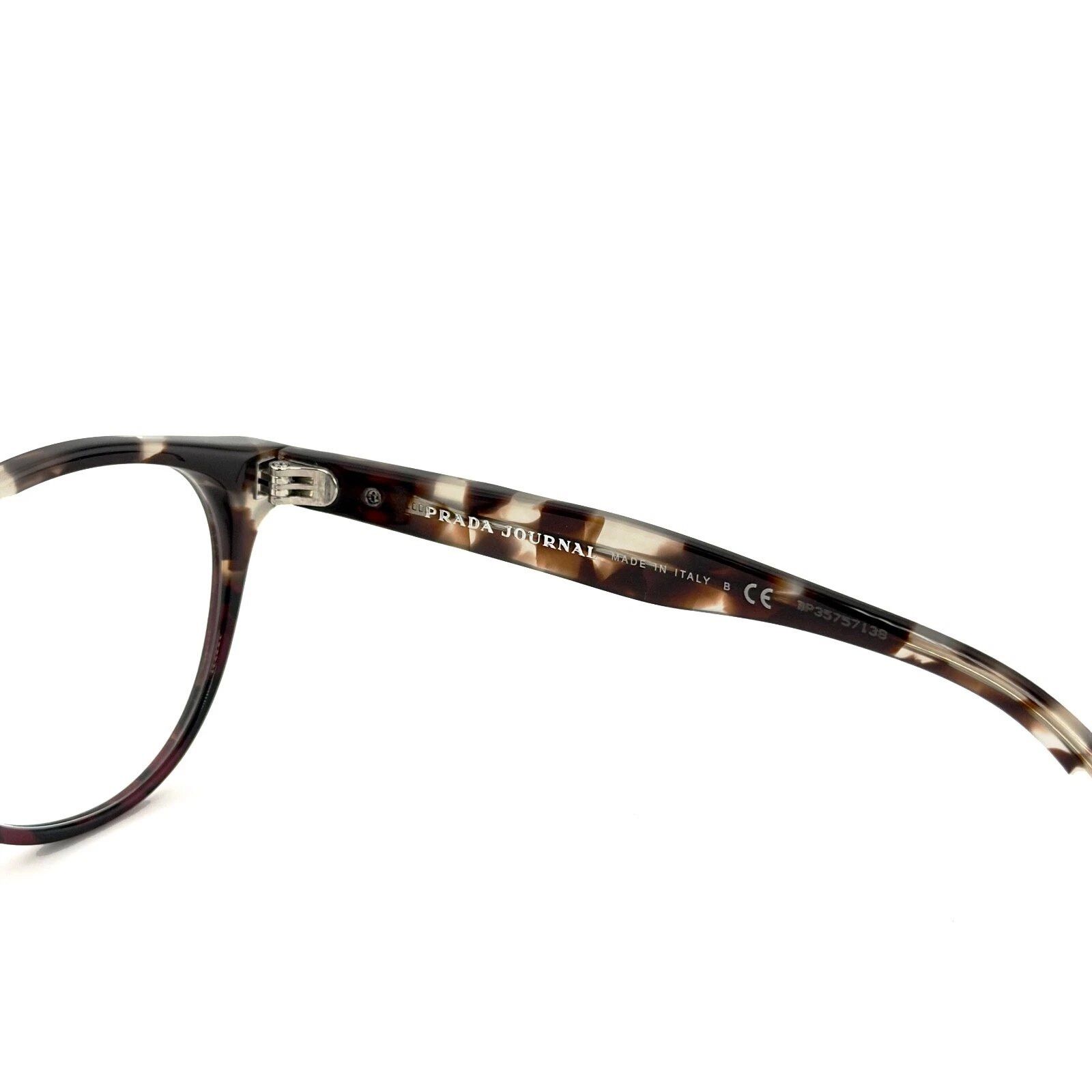 Prada PRADA 07T JOURNAL PR07TV Brown Eyeglasses Optical Frame Size ONE SIZE - 7 Thumbnail