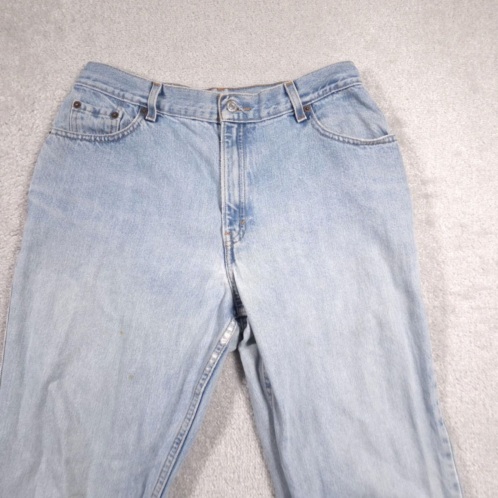 Levi's Levi's 550 Jeans Womens 14 High Rise Relaxed Tapered Leg Light Wash Denim Size 36" / US 14 / IT 50 - 3 Thumbnail