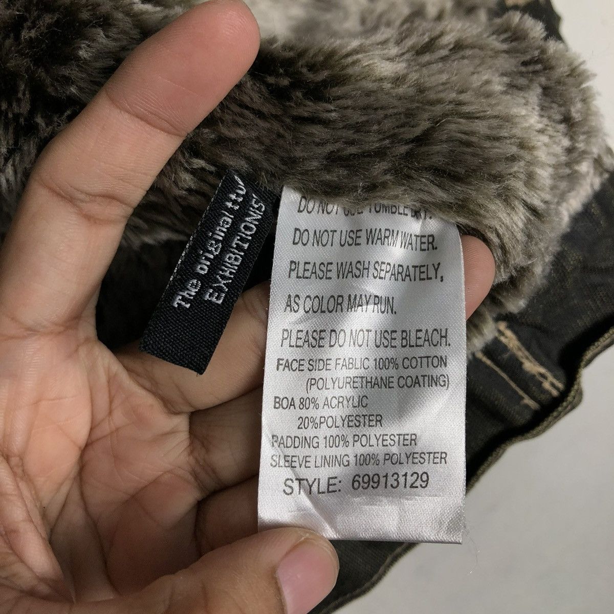 Japanese Brand 🔥VINTAGE BIKER JACKET TRUCKER MINK FUR LINING ISSEY MIYAKE Size US S / EU 44-46 / 1 - 20 Thumbnail