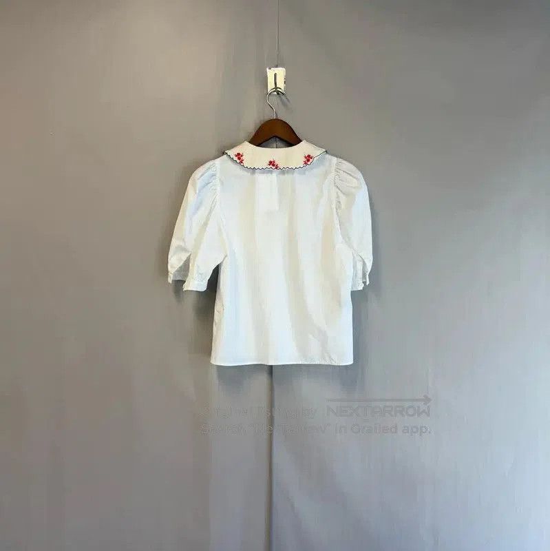 Miu Miu Miu Miu White Cotton Women's T-Shirt . Size M / US 6-8 / IT 42-44 - 2 Thumbnail