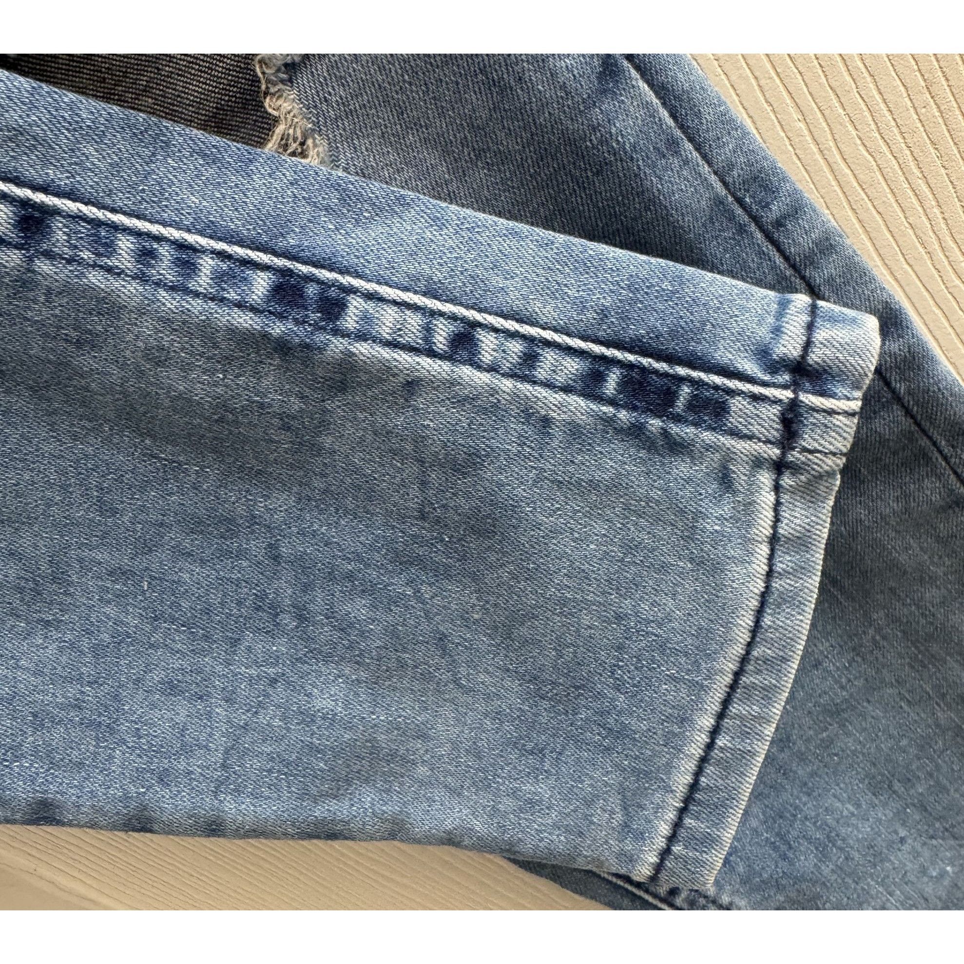 Free People Free Peoples Skinny Distressed Women's Jeans Size 29 Size 29" - 6 Thumbnail