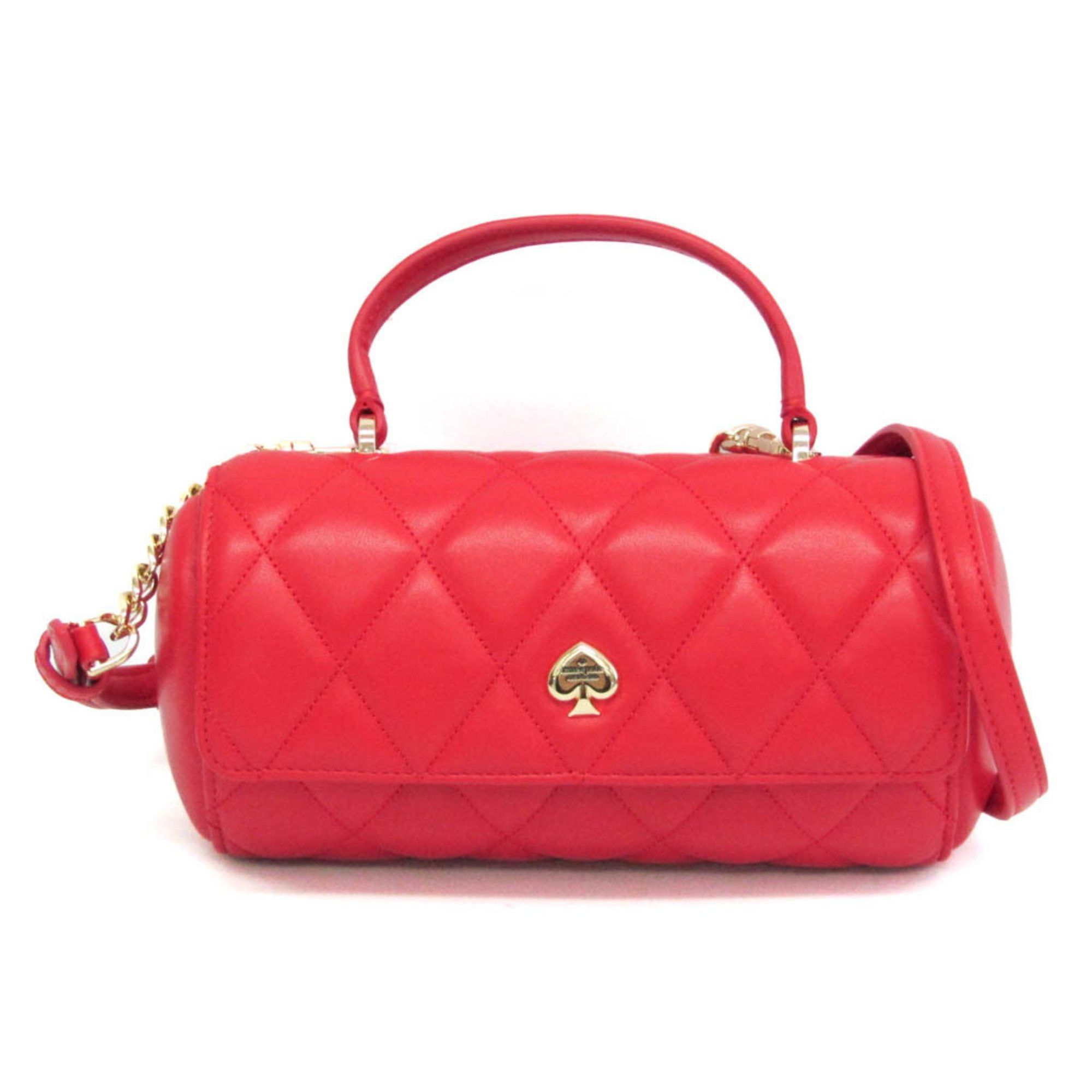 Kate Spade Kate Spade Heart To Heart 3D Heart Barrel KK175 Women's Leather Shoulder Bag Red Color Size ONE SIZE - 1 Thumbnail