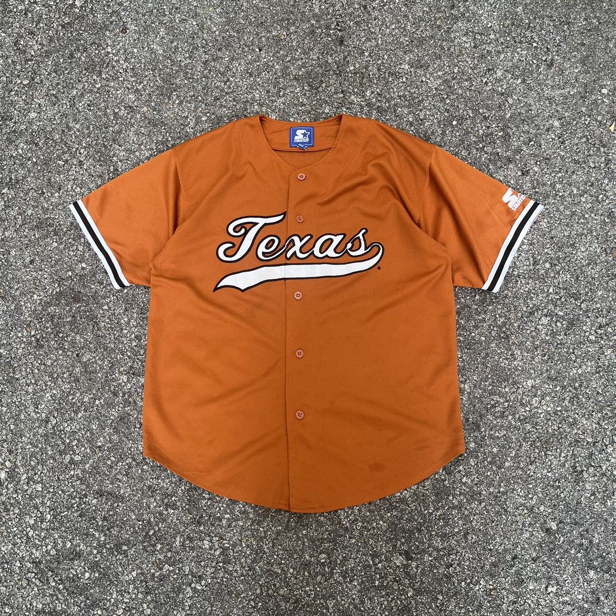 Vintage Starter Texas Longhorns Baseball Jersey