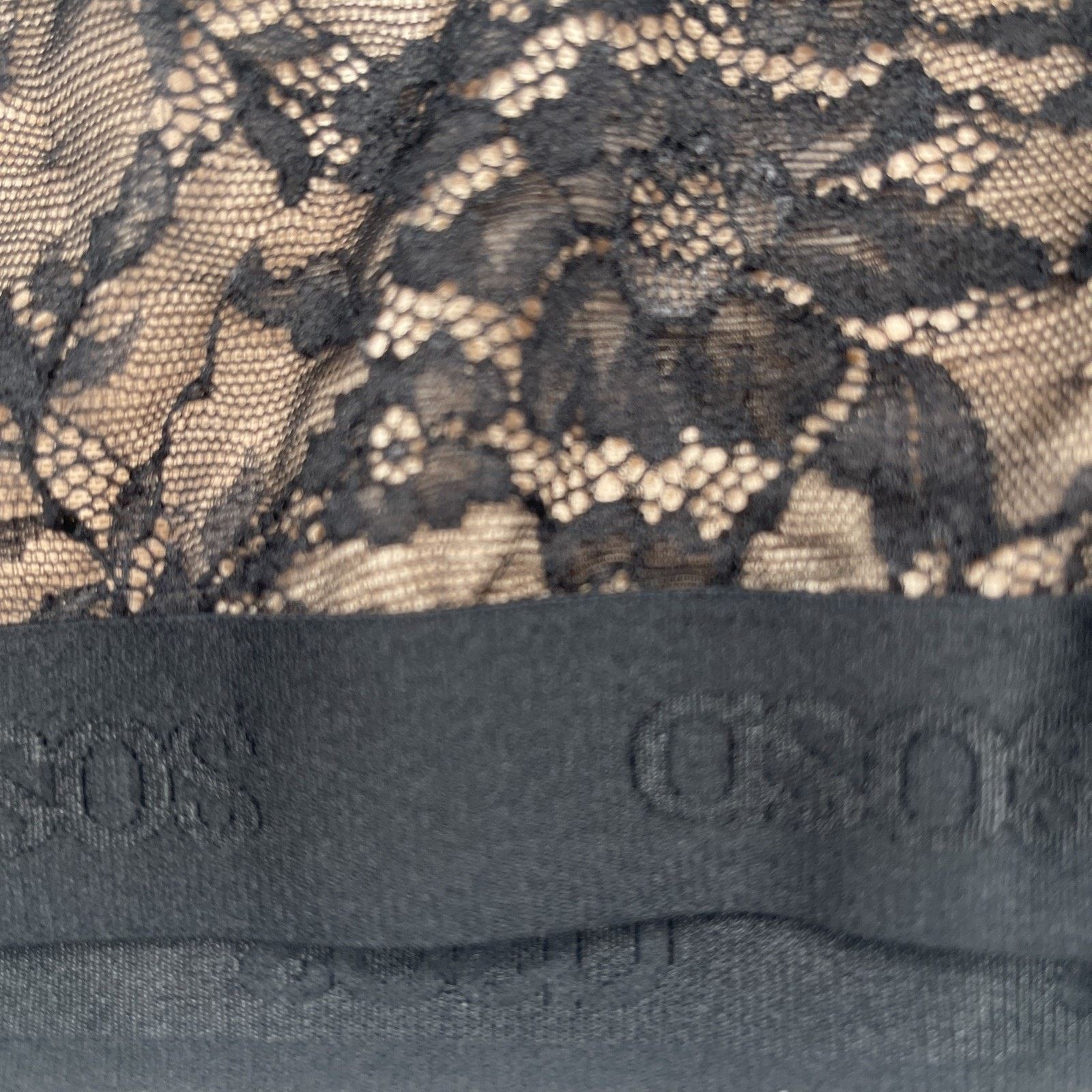 Asos ASOS Lined Bra/ Camisole Black Lace, Size 12- NWOT Size L / US 10 / IT 46 - 7 Thumbnail