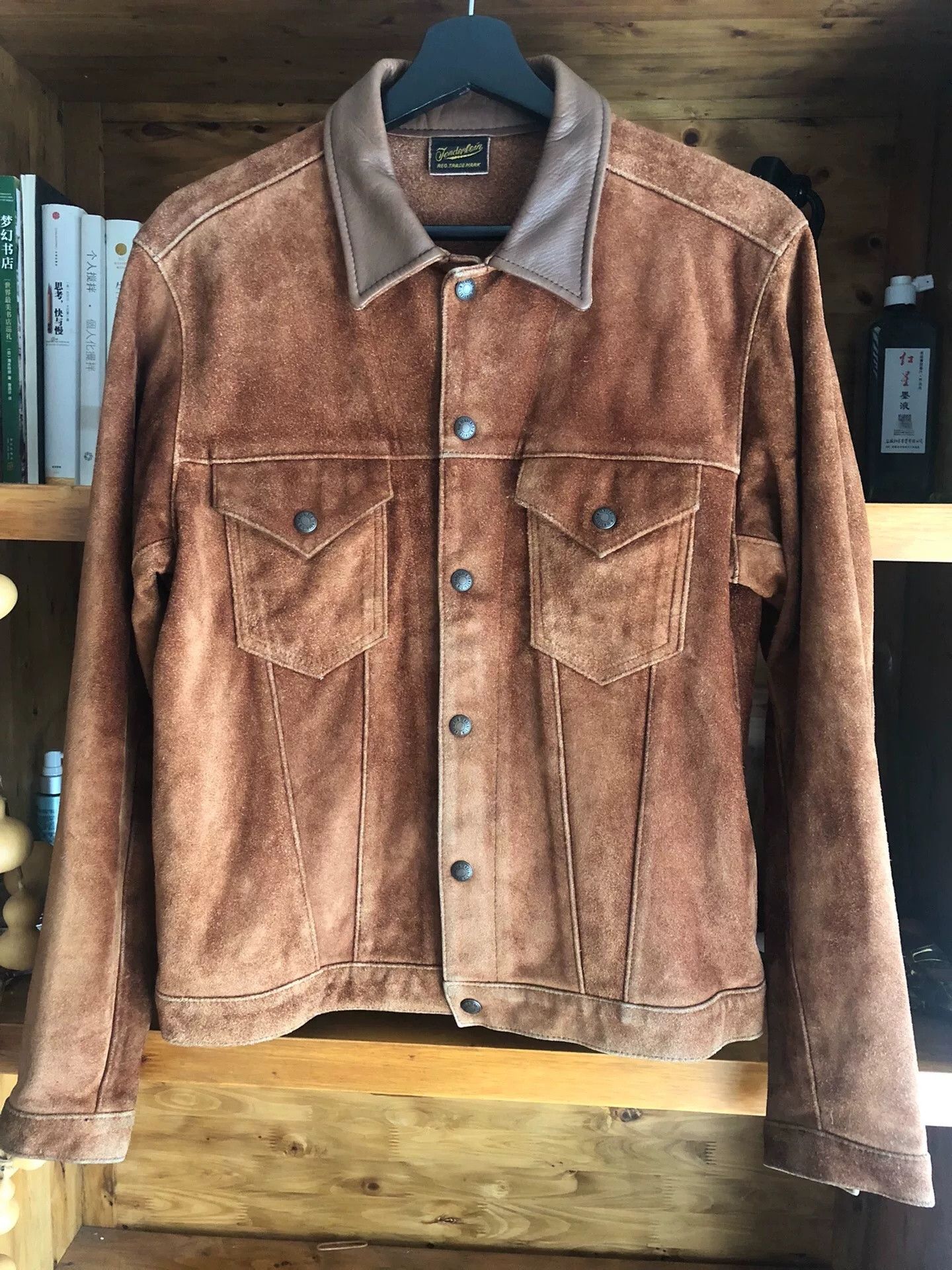 Tenderloin Tenderloin Suede Leather Jacket Size US S / EU 44-46 / 1 - 1 Thumbnail