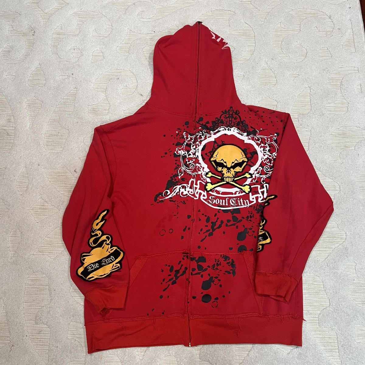 Affliction Affliction Style Grunge Hoodie Size US XXL / EU 58 / 5 - 5 Thumbnail