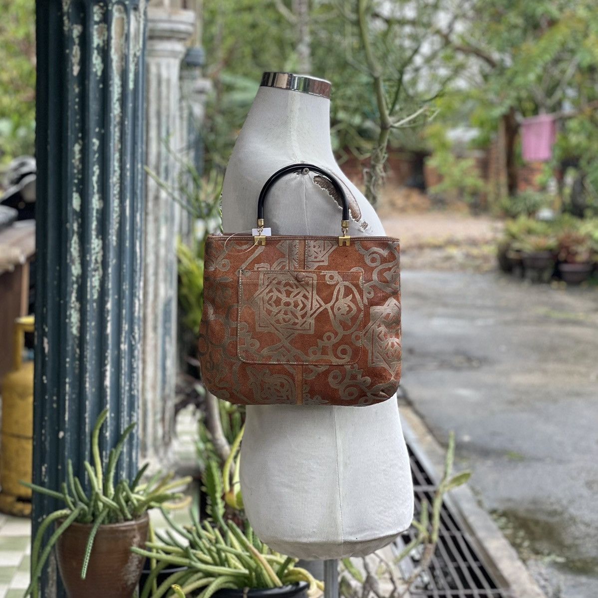 Leather × Vintage Vintage Suede Leather Tote Size ONE SIZE - 1 Thumbnail