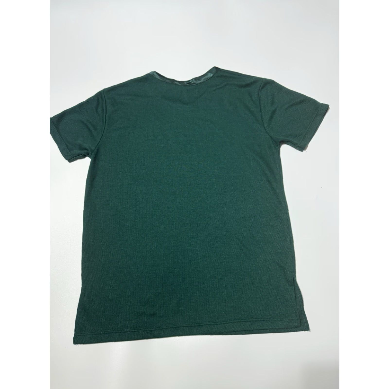 Vintage VINTAGE Emily Rose T-Shirt Shirt Women M Green Satin Neck 80s 90s Christmas Holiday Whimsigoth Retro Korea Ribbed Size M / US 6-8 / IT 42-44 - 2 Thumbnail