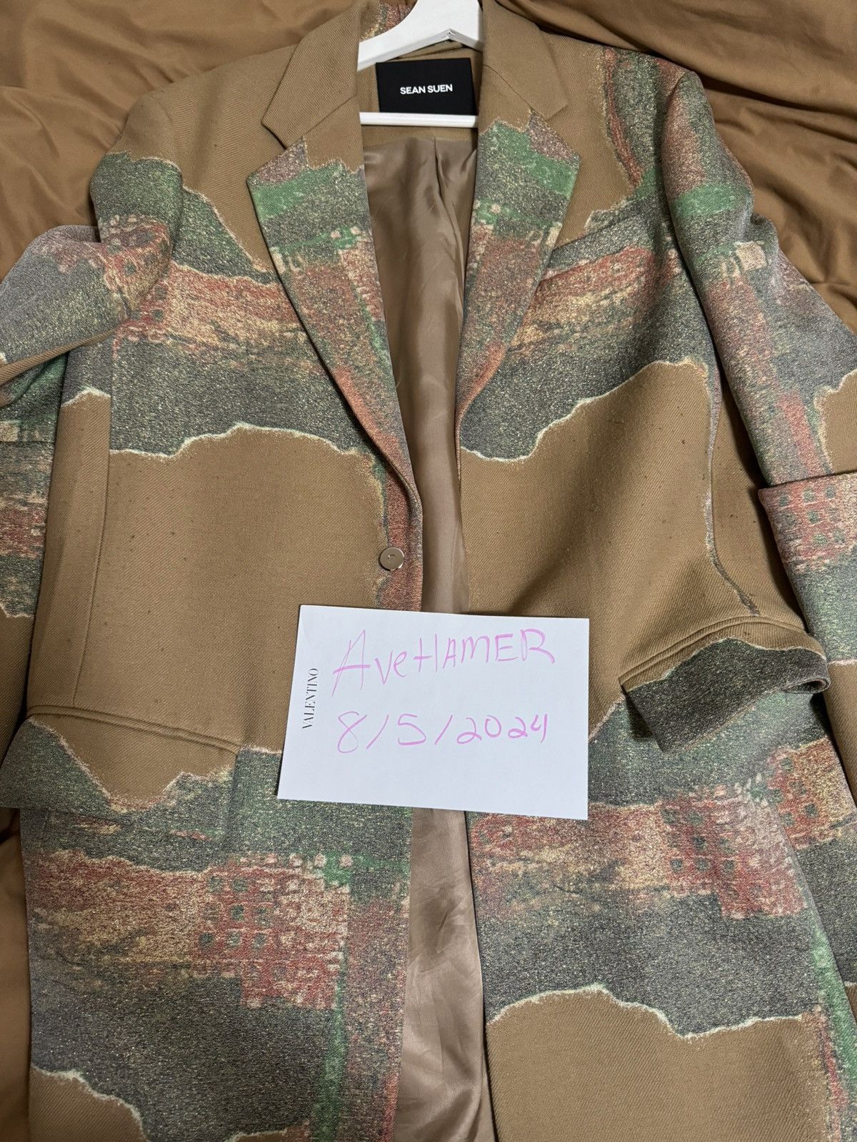 Designer × Japanese Brand × Other Beige Embellished Coat AW20 Size US M / EU 48-50 / 2 - 1 Thumbnail