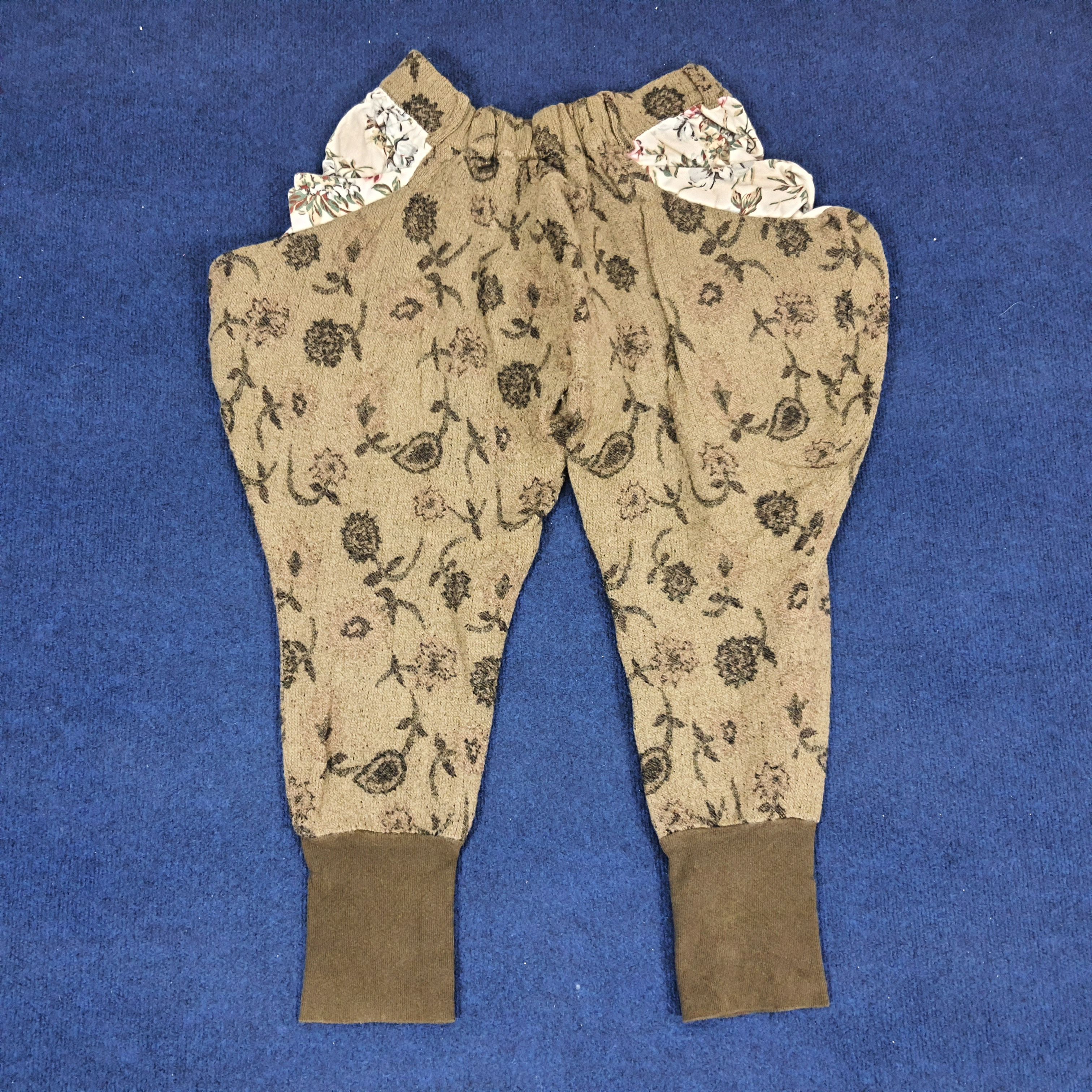 Japanese Brand × Vintage Vintage Pollin Flower Art Sweatpants Size 31" - 3 Thumbnail