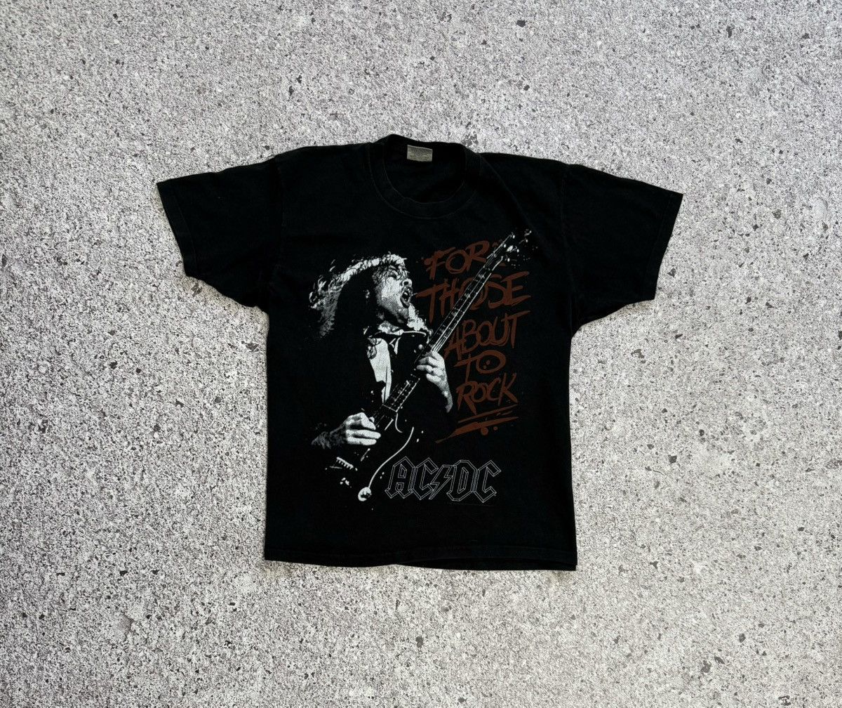 AC/DC × Band Tees Rare Vintage 2004 AC/DC For Those About To Rock Rock T-Shirt Size US L / EU 52-54 / 3 - 3 Thumbnail
