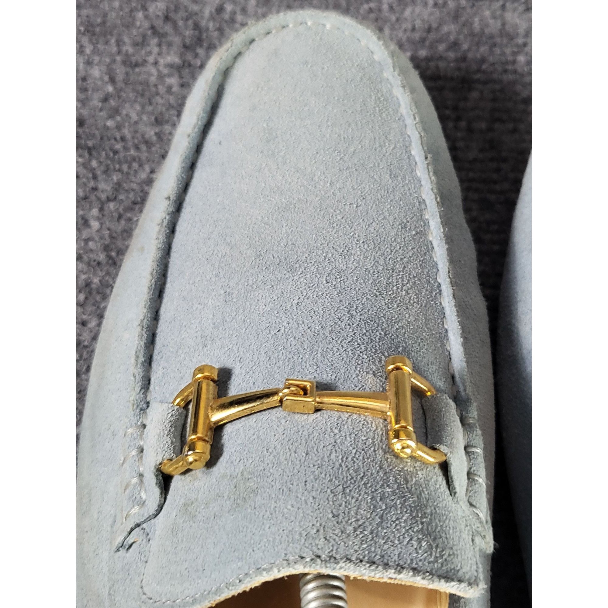 Saks Fifth Avenue Saks Fifth Avenue Loafers Men Sz 11.5M Powder Blue Suede Des Size US 11.5 / EU 44-45 - 6 Thumbnail