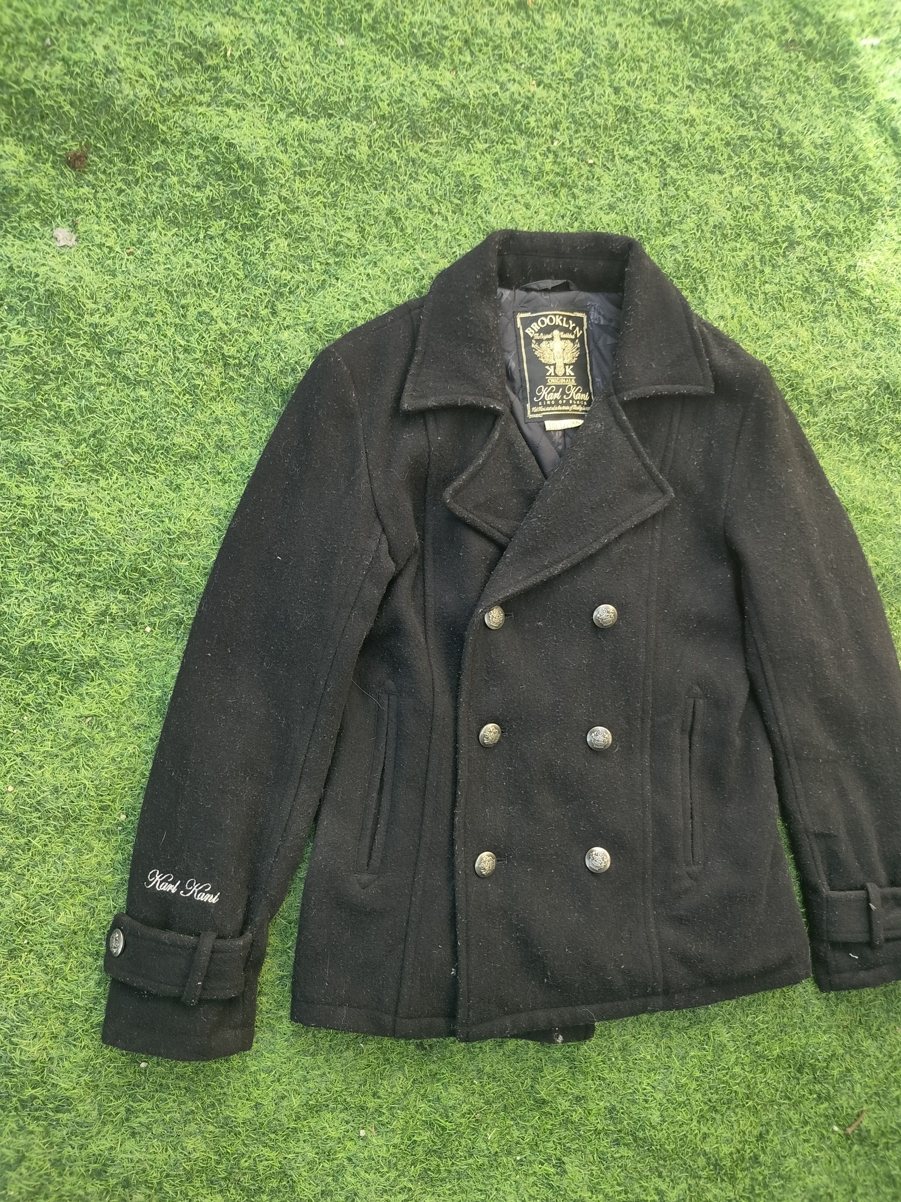 Brooklyn Clothing KARL KANI WOOL COAT Size US M / EU 48-50 / 2 - 2 Thumbnail