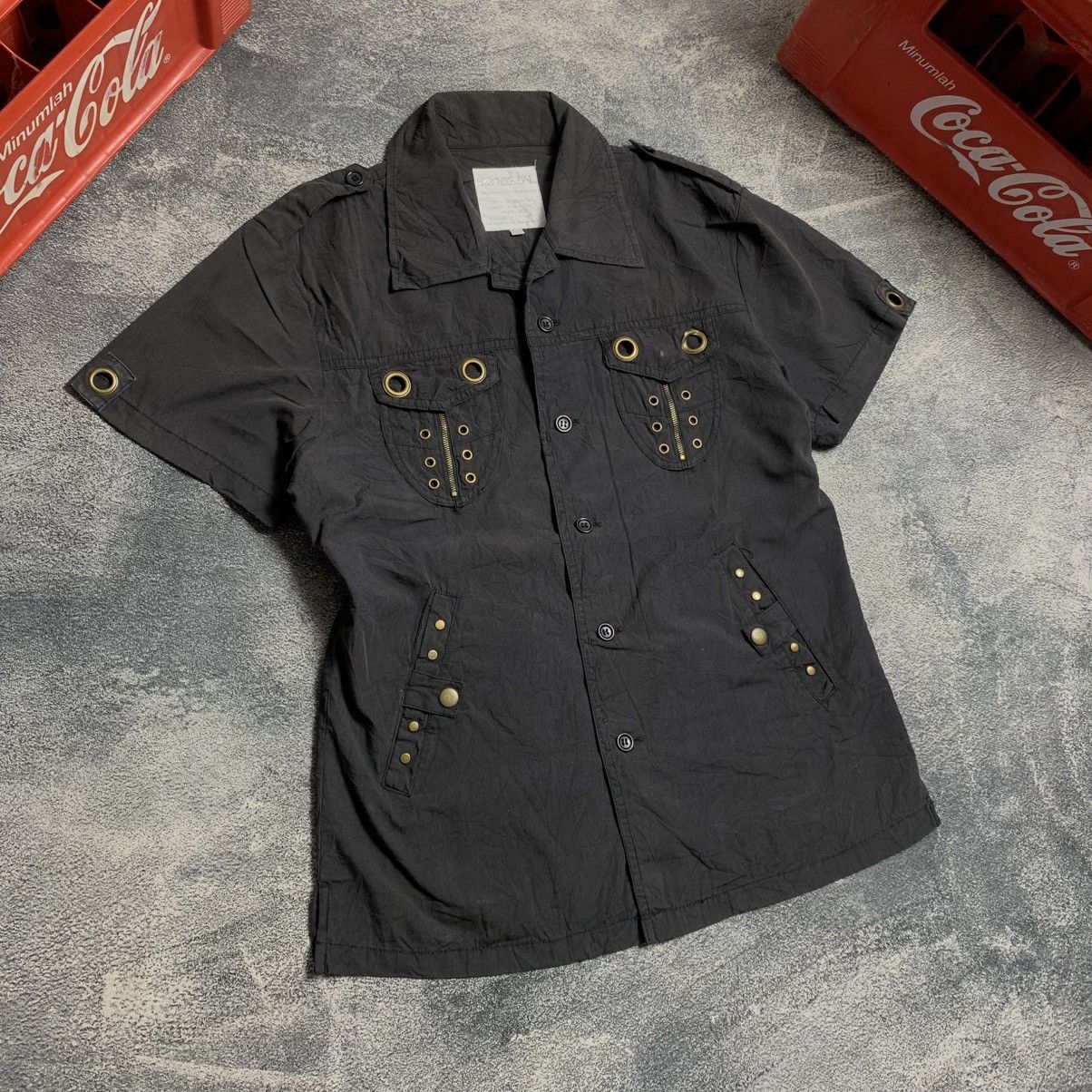 Japanese Brand Clone Devgru Bondage Punk Button Up shirt Size US L / EU 52-54 / 3 - 1 Thumbnail