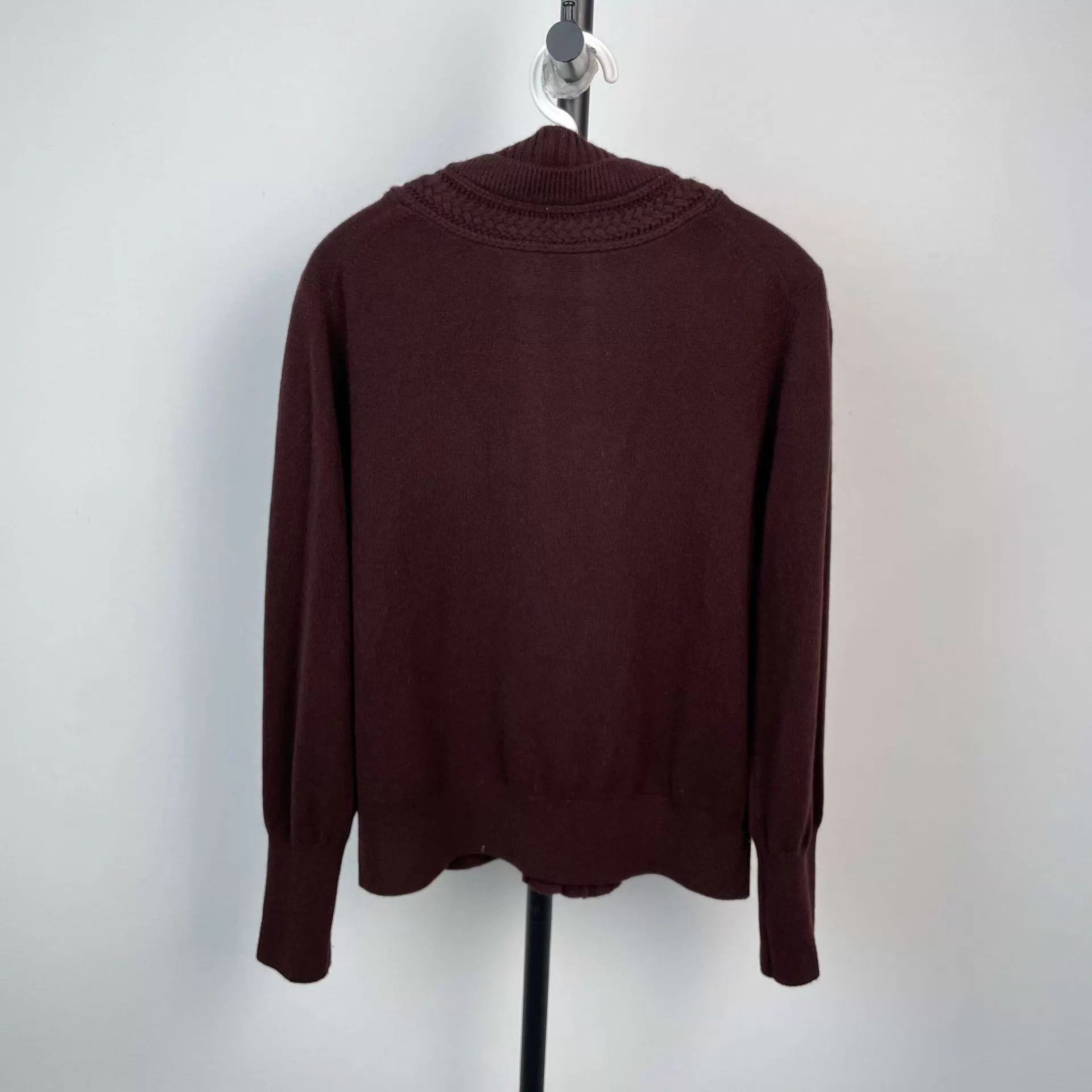 Burberry Burberry 98 New Brown Knit Cardigans Size XL / US 12-14 / IT 48-50 - 2 Thumbnail