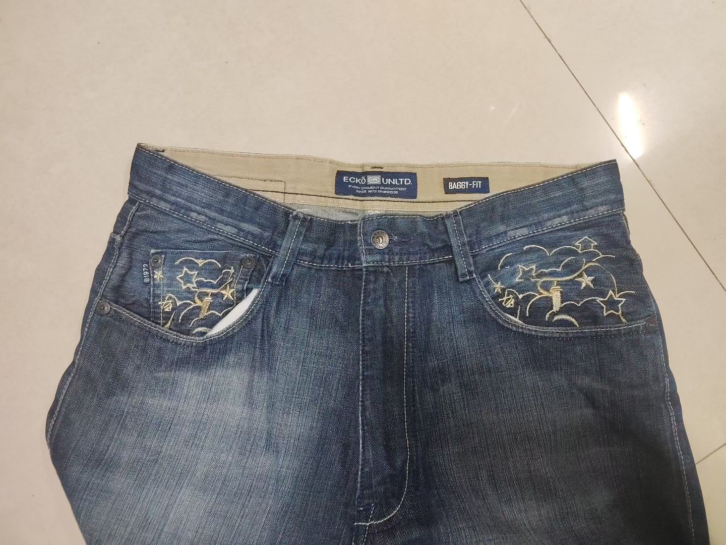 Ecko Unltd. ecko unltd grungegraffik baggy jeans Size US 33 - 5 Thumbnail