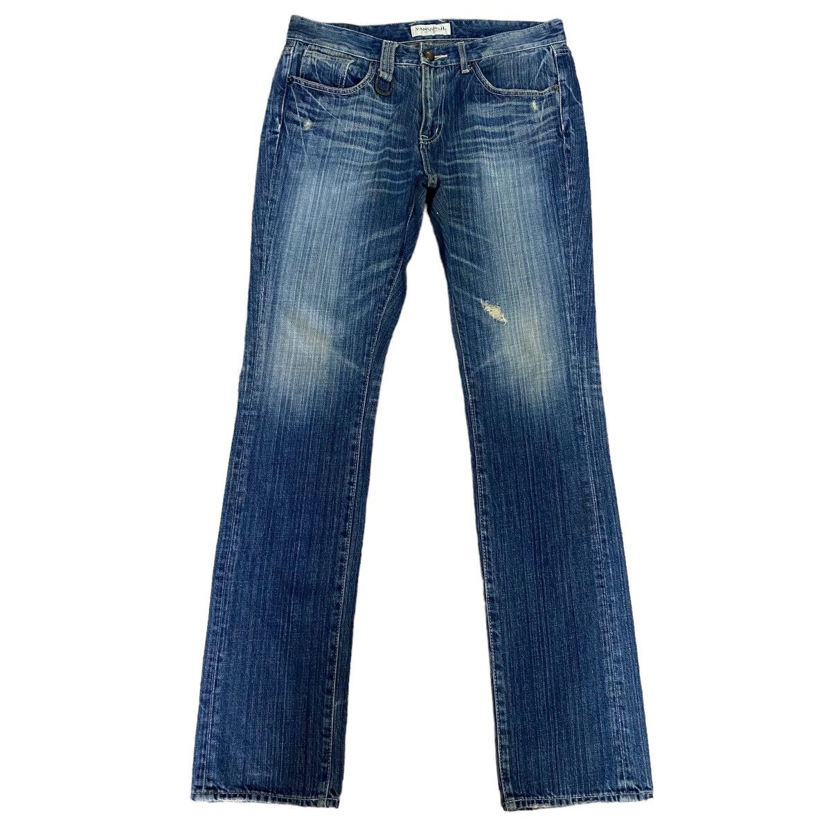 Vanquish VANQUISH Distressed Denim Jeans Size US 33 - 2 Thumbnail