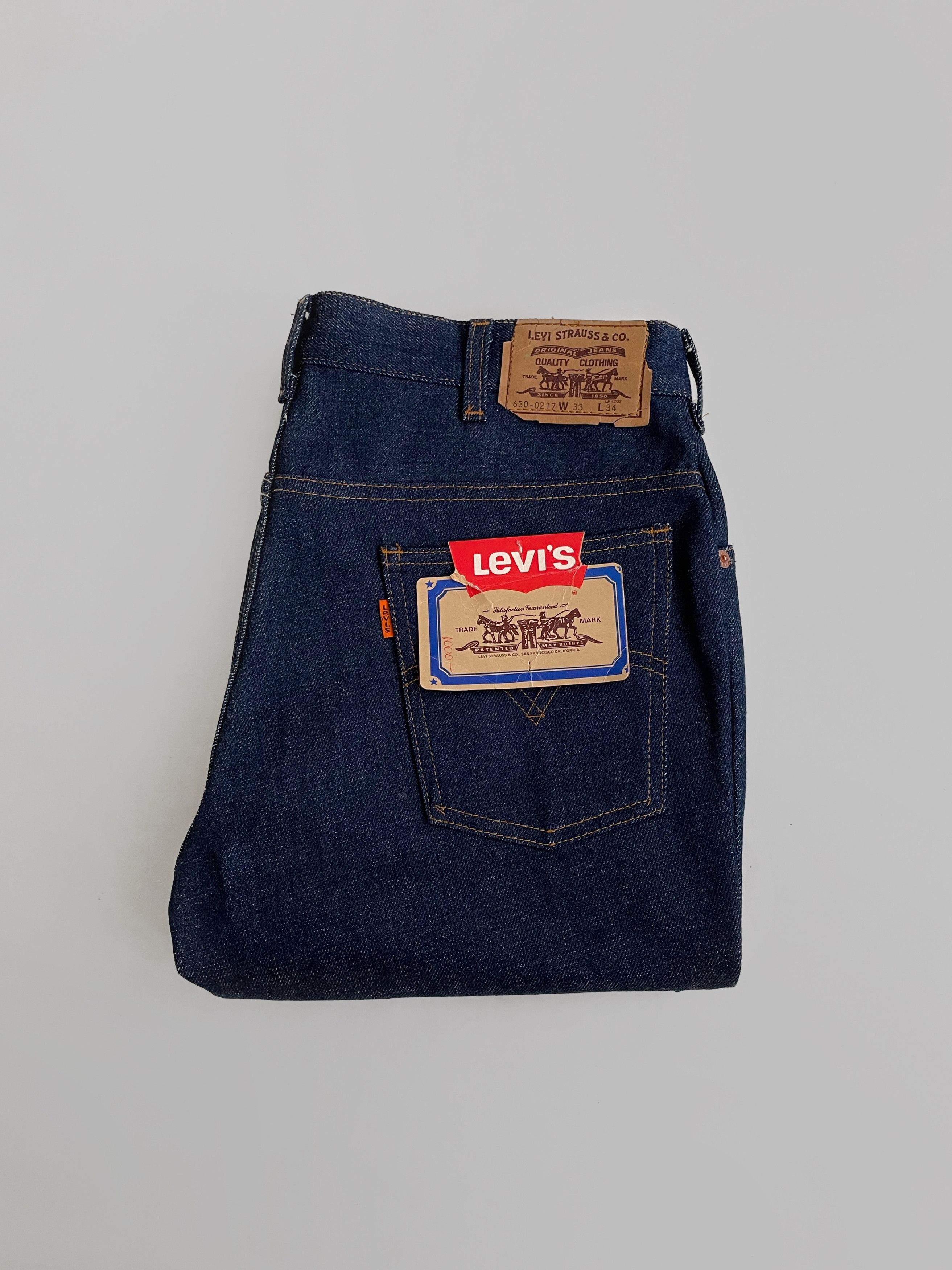 Levi's Vintage Clothing Levi's 630-0217 Orange Tab Deadstock Talon 42 Size US 33 - 1 Thumbnail