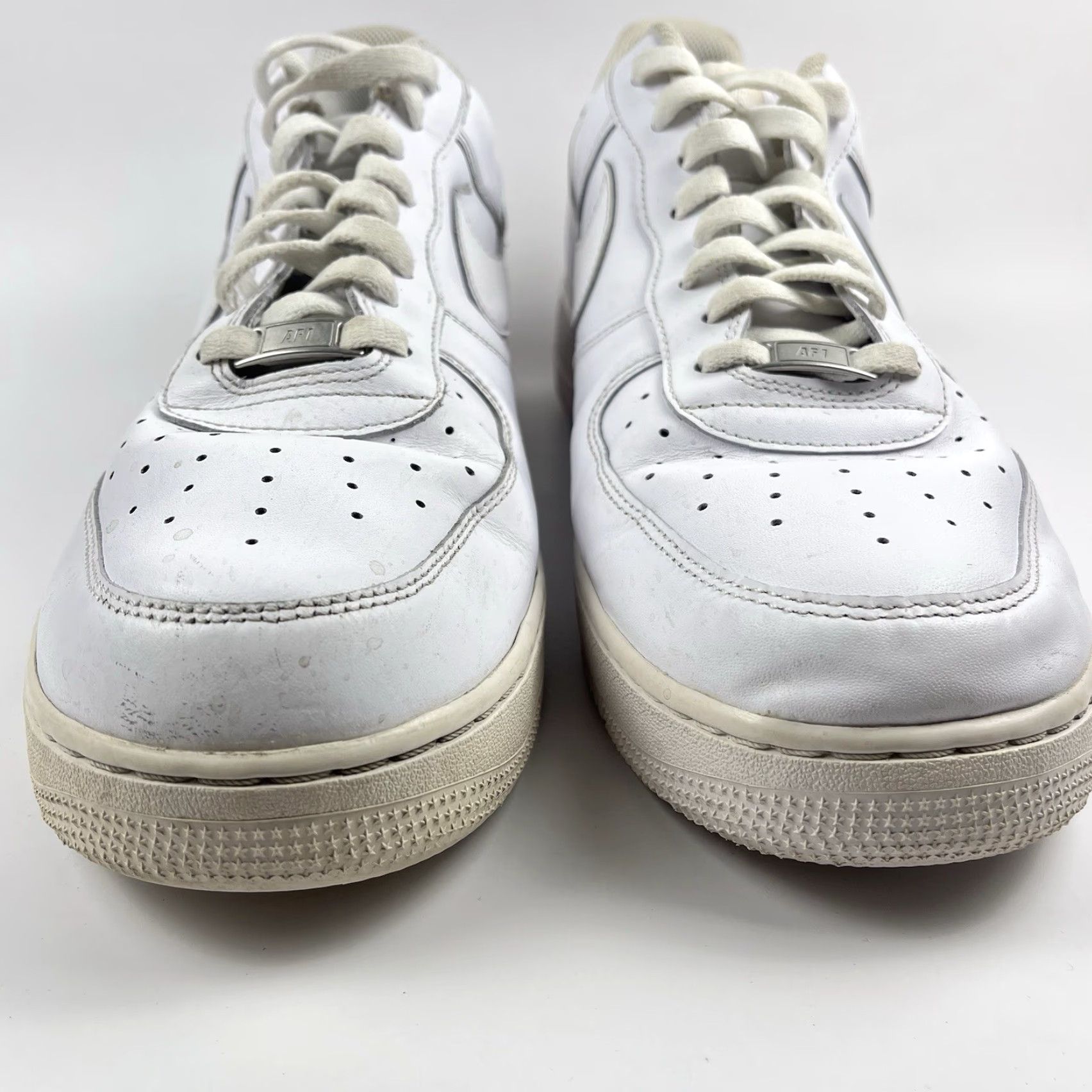 Nike Nike Air Force 1 '07 Men Sneakers Low Top Lace Up White CW2288-111 15 US/CN 49.5 EU 15 US White Size US 14 / EU 47 - 3 Thumbnail