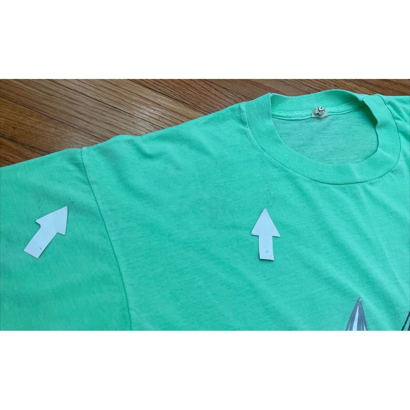 Other Vintage 80s 90s XL Virginia Beach Sailing Screen Stars Singl Size US XL / EU 56 / 4 - 6 Thumbnail