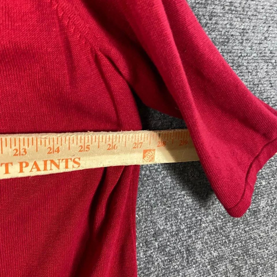 Other Catherines Blouse Women's 3X 26/28W Short Sleeve Red Size ONE SIZE - 4 Thumbnail