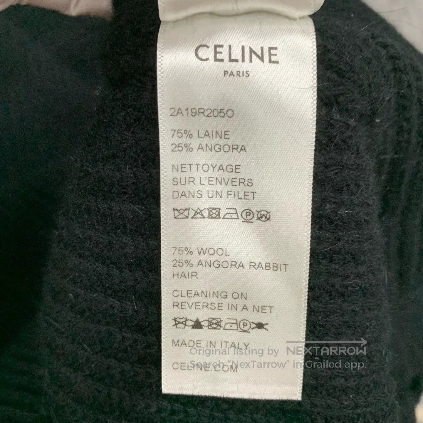 Celine celine black wool sweater size s. Size S / US 4 / IT 40 - 7 Thumbnail